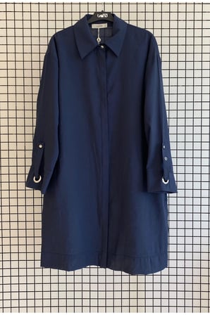 Trend Modal Kumaş Kol Detaylı Gizli Düğmeli TAM KALIP Tunik
