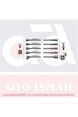 BUJİ KABLO TK DKŞ-M131 DÜZ MOTOR DODUCO 7710 4458077-85007441