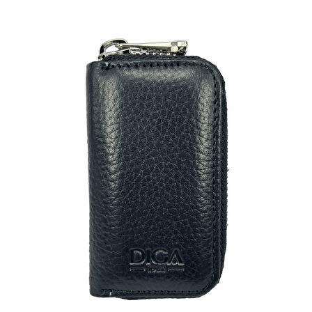 Hakiki Deri Otomobil Anahtarlığı Araba Anahtar Kılıfı Siyah