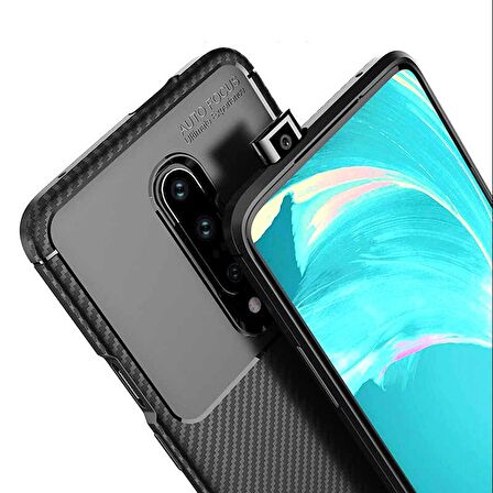 Gpack Xiaomi Redmi K20 Kılıf Negro Karbon Dizayn Silikon