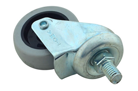 2 Adet Civatalı Metal 50mmx20mm Koltuk Sandalye Mobilya Tekeri 