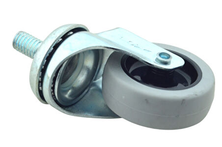 2 Adet Civatalı Metal 50mmx20mm Koltuk Sandalye Mobilya Tekeri 