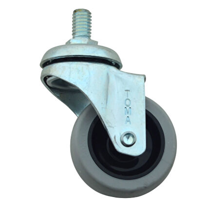 2 Adet Civatalı Metal 50mmx20mm Koltuk Sandalye Mobilya Tekeri 