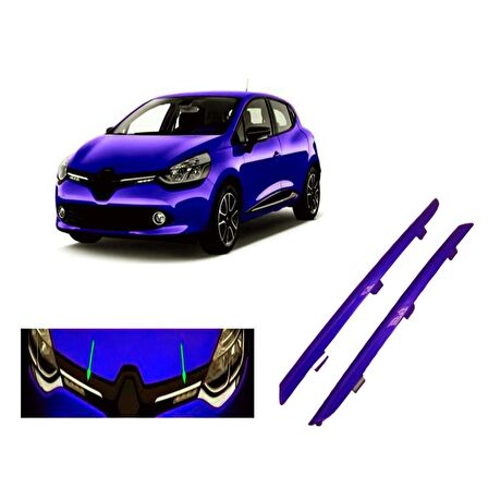 Renault Clio 4 Panjur Çıtası Sağ & Sol Takım Kırmızı 620723341K