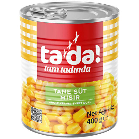 Tada Tane Süt Mısır Konservesi 400 gr x 5 Adet