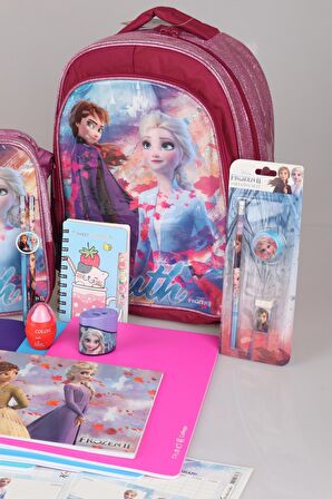 DEKOMUS İLE ÖZEL KUTULU LİSANSLI DISNEY FROZEN "COOL" FULL KIRTASİYE SETİ 