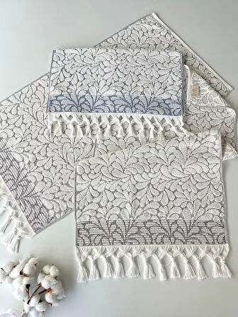 50x90 SARE BAĞLAMALI DAMLA 3'LÜ HAVLU V2