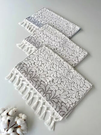 50x90 SARE BAĞLAMALI DAMLA 3'LÜ HAVLU V2