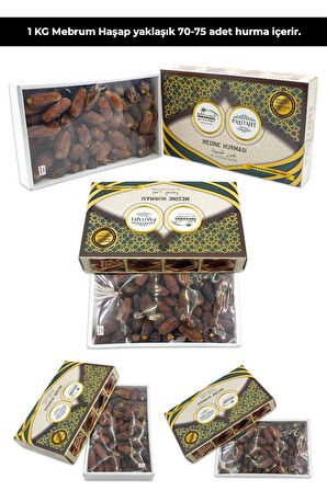 Medine ( Mebrum ) Haşap Duble Jumbo Hurması Tadımlık 250 G - Yeni Mahsül - 1.kalite Mebrum Hasap