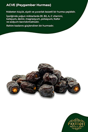 Medine Berni Lüks 500gr Ve Acve Medine Peygamber Hurması 500gr Yeni Mahsul 1kg Ikiliset Berniacve1kg