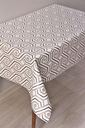 Elyaf Astarlı Silinebilir Pvc Muşamba Masa Örtüsü 1193-2ÇzgEskitme