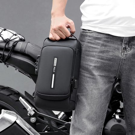 Newish Polo Bodybag Sling Sırt ve Göğüs Çantası Siyah