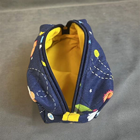 Uretti - Ege 7366 El Yapımı Pamuk Kumaş Kalemlik / 10cm x 18 Cm