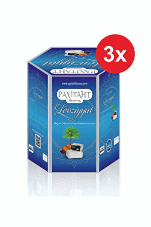 Levziyyat - Beyaz Çikolata Kaplı Bademli Hurma 250gr X3 Paket