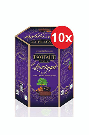Levziyyat - Bitter Çikolata Kaplı Bademli Hurma 250gr 10x