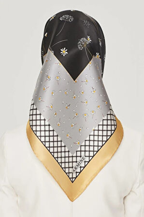 Armine Nostalji Serisi Twill İpek Eşarp 8517D-06