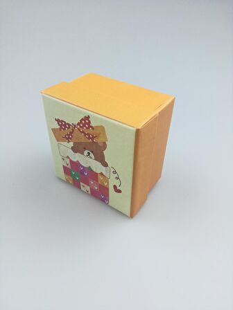KUTU AYICIKLI KALPLİ 7CM X 7CM X 5CM