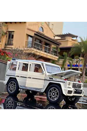 Mercedes Benz Brabus G 63 Jip Diecast Koleksiyon Araba Mercedes G63 Jip 1:24 Kapılar Açılır