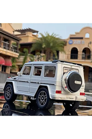 Mercedes Benz Brabus G 63 Jip Diecast Koleksiyon Araba Mercedes G63 Jip 1:24 Kapılar Açılır