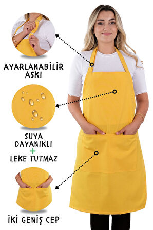 Simple ayar askılı mutfak önlüğü SİMPLE