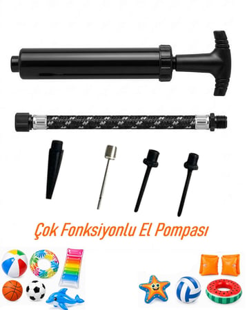 Top Pompası CSF-40 Çok Amaçlı Şişirme Pompası Bisiklet Pompası