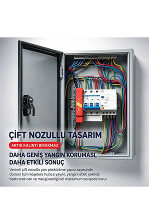 Elektrik Panosu Otomatik Yangın Söndürücü Sıcak Aerosol Otomatik Yangın Söndürme Cihazı  