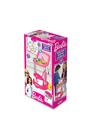 Barbie Doktor Servis Arabası 10 Parça Doktor Seti Oyuncak Doktor Seti Çocuk Oyuncak Doktor Oyuncak