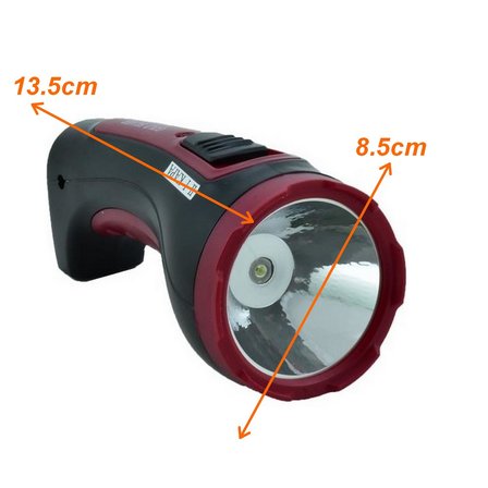 Şarjlı El Feneri Led Ampul İle Güçlü Aydınlatma Gs-4251 3w Ledli Tutma İpli Acil Durum Feneri