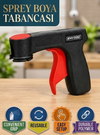  Universal Sprey Boya Tabancası Tetik Aparatı – Ergonomik Aerosol Sprey Tutucu