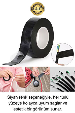 Süper Güçlü Eriyen Bant (su Geçirmez Yanmaz Yapışkanlı Yalıtım Bandı 1 ADET 3 Mt -2 Cm) Tamir Bandı