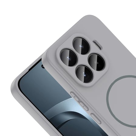 Xiaomi 17T Pro Meta Lansman Magsafe Kamera Korumalı içi Kadife Yumuşak Renkli Süet Silikon