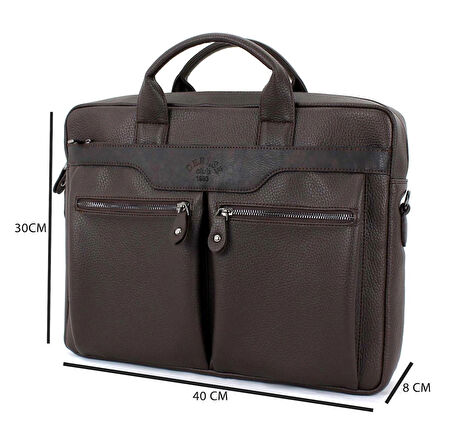 UNİSEX  ÇOK BÖLMELİ EL VE OMUZ ASKILI 15.6 İNÇ EVRAK VE LAPTOP ÇANTASI