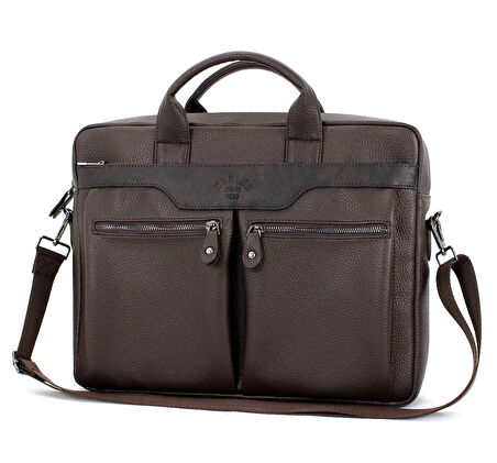 UNİSEX  ÇOK BÖLMELİ EL VE OMUZ ASKILI 15.6 İNÇ EVRAK VE LAPTOP ÇANTASI