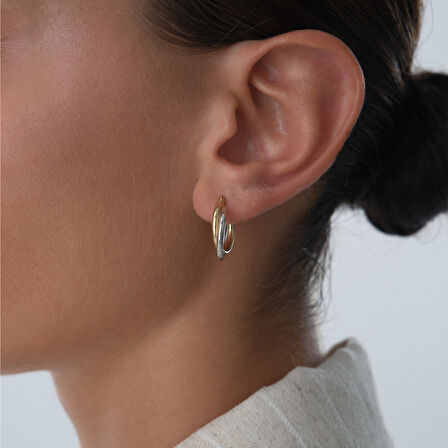 İki Renkli Solire Küpe