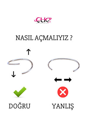 925 Ayar Gümüş 3'lü Halka Burun-Kulak Hızma