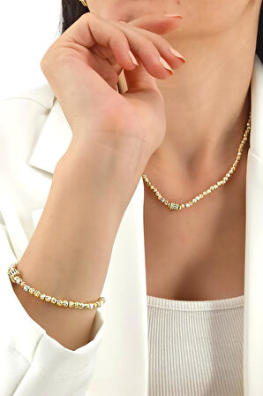 Premium Dorika Kolye-Bileklik Set