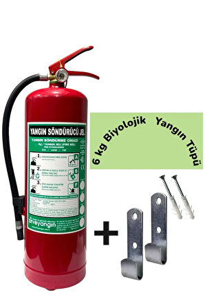 ZİRVE YANGIN 6 KG BİOLOJİK YANGIN TÜPÜ - RUHSATA UYGUN