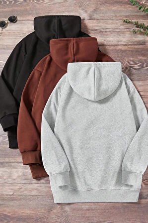 Unisex 3lü Hoddie Sweatshirt