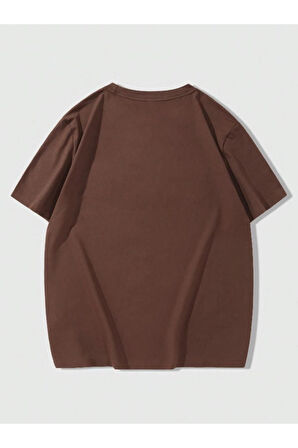 Erkek Brooklyn Kabartma Baskılı Oversize T-Shirt