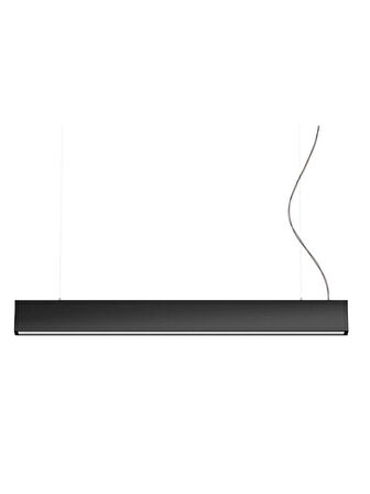 ELITELIGHTDİZAYN 120 cm Siyah kasa Lineer Sarkıt LED Aydınlatma | 4000K | Salon, Mutfak, Ofis VB.