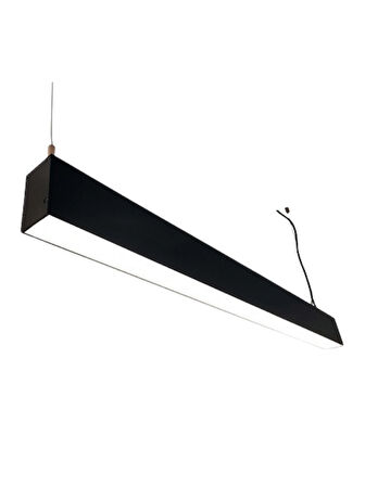 ELITELIGHTDİZAYN 200 cm Siyah kasa Lineer Sarkıt LED Aydınlatma | 3000K | Salon, Mutfak, Ofis VB.