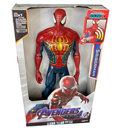 8818 Spiderman Işıklı & Sesli Aksiyon Figür Oyuncak