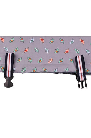 By Nevser® Kullanışlı Bebek Emzirme Önlüğü Kuş Desenli