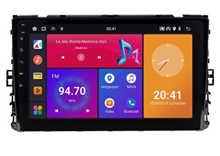 Volkswagen Transporter Android Multimedya Sistemi (2019-2024) for-x 6/128