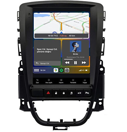 Opel Astra J Android Multimedya Sistemi (2010-2019) cadence 4/64 tesla