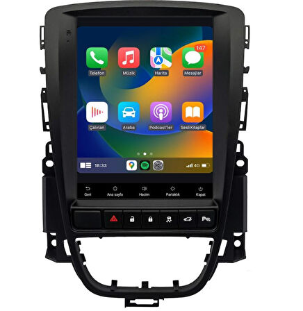 Opel Astra J Android Multimedya Sistemi (2010-2019) cadence 4/64 tesla