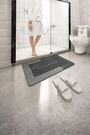 🚀SU EMİCİ ANTRASİT BANYO PASPASI