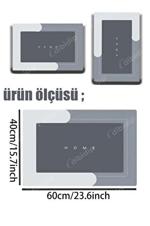 🚀SU EMİCİ ANTRASİT BANYO PASPASI