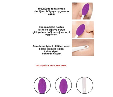 Siyah Nokta Temizleyicisi-Burun Gözenek Temizleme-Peeling ve Maske Sürme Aparatı