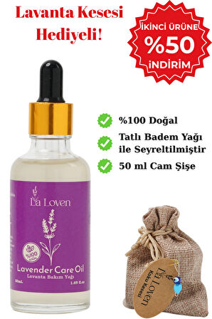Lavanta Bakım Yağı %100 Doğal ve Saf | 50 ml